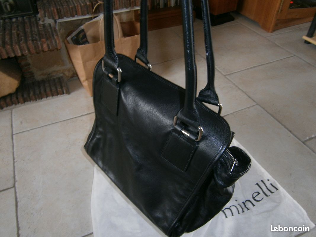 Sac Minelli noir neuf (image 1)