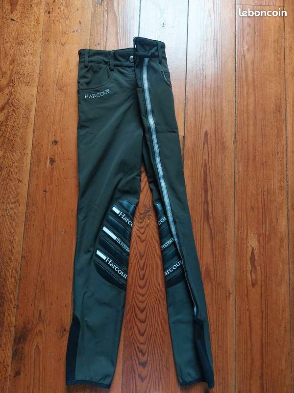 Pantalon équitation femme Harcourt kaki (image 1)