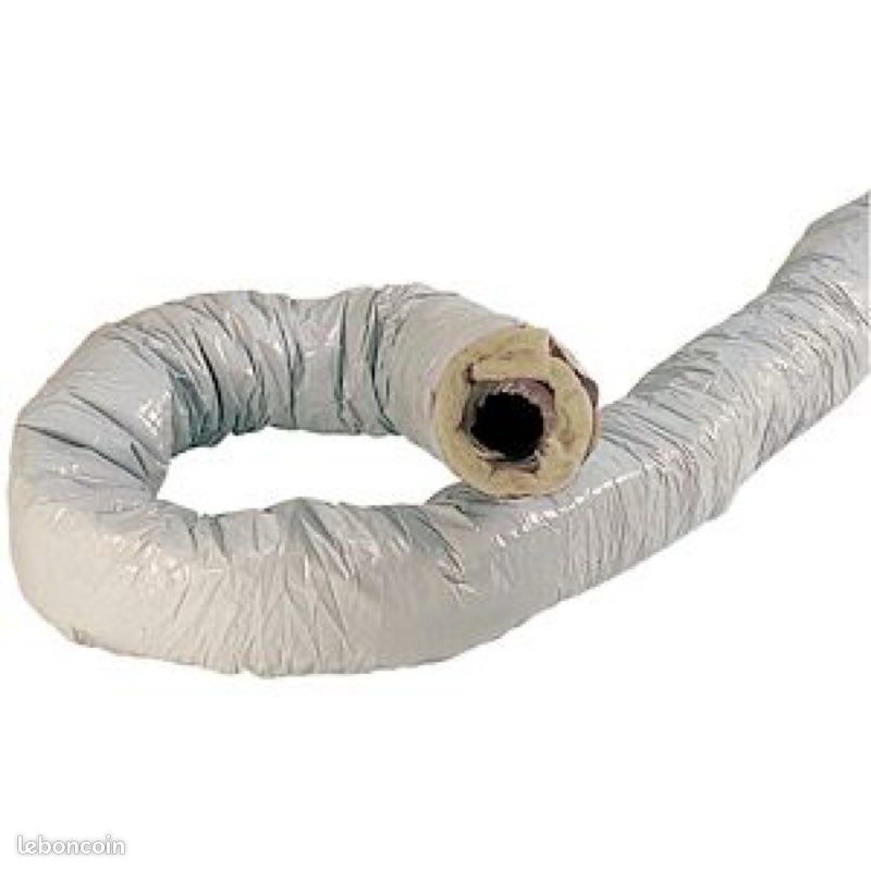 Conduit souple PVC calorifugé DN125 – Longueur 6 m (image 3)