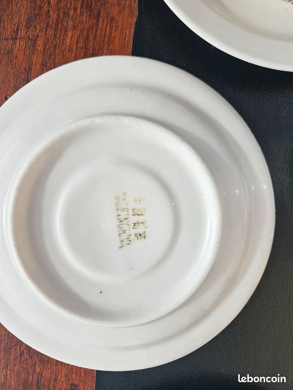 8 tasses 8 soucoupes porcelaine de chine (image 6)