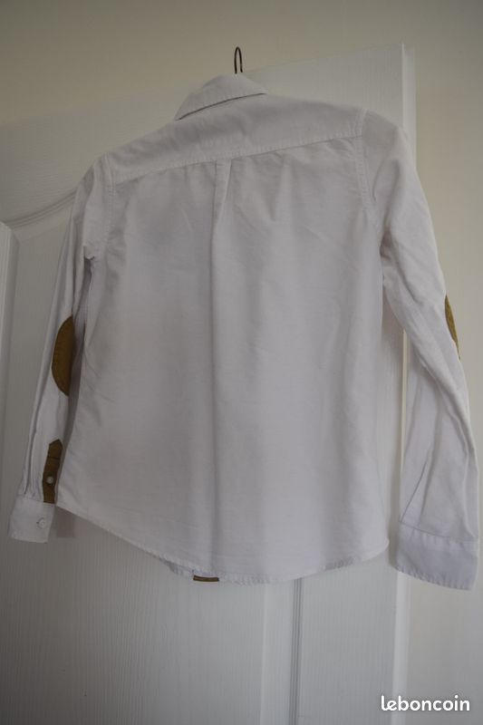 Chemise blanche manches longues 9 / 10 ans (image 2)