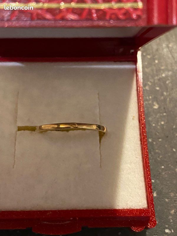 Jolie bague plaquée or (image 2)