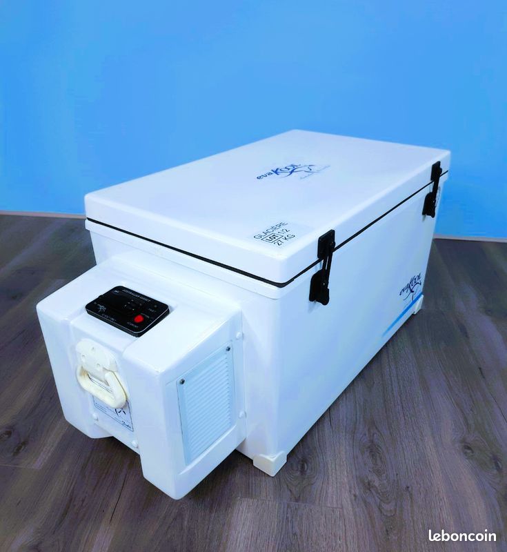 EVAKOOL RFB110-FF NEUF Rfrigrateur-conglateur glacire en fibre de  verre, de transport, mobile, pour camping car caravane mobil homme voyage  12V/230V avec prise et allume cigare 110L - lectromnager