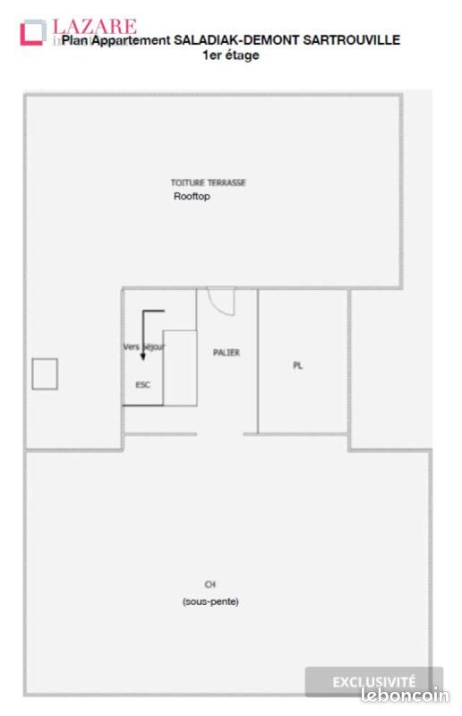 Appartement a louer sartrouville - 3 pièce(s) - 71 m2 - Surfyn