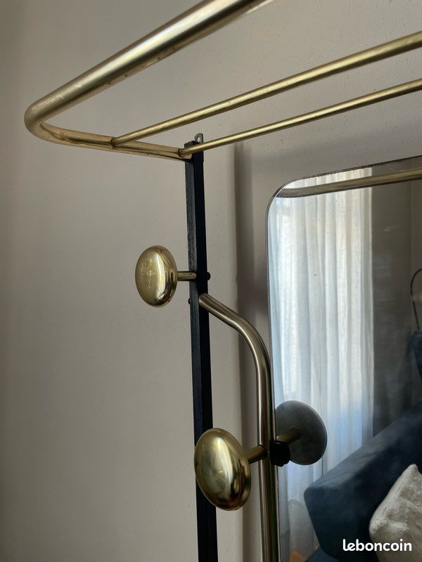 Lebber vintage® - Porte-manteau art déco en métal style années 30, porte-manteau train !* - France