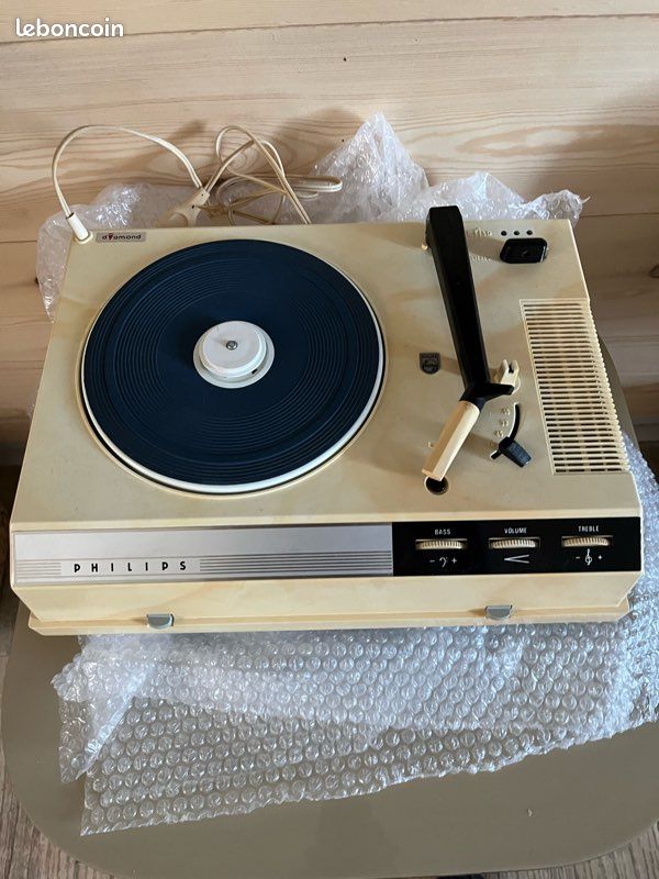 Tourne disque vintage Philips (image 1)
