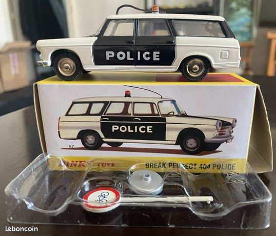 404 Peugeot France Jouet, Boîte Ref1099 . (modèle De Police