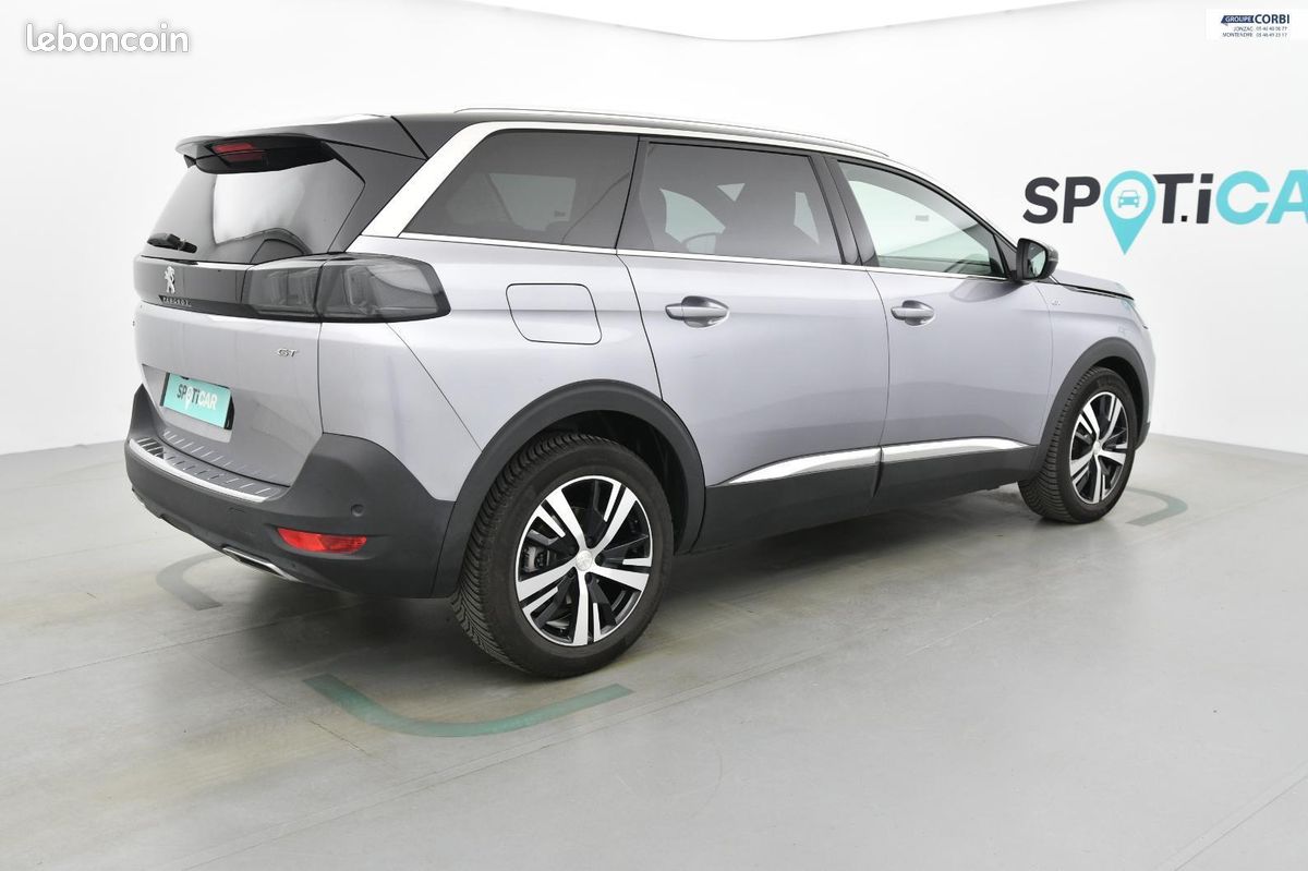 PEUGEOT 5008 BlueHDi 180ch EAT8 GT CUIR/HAYON ELEC/CAM AV (image 10)