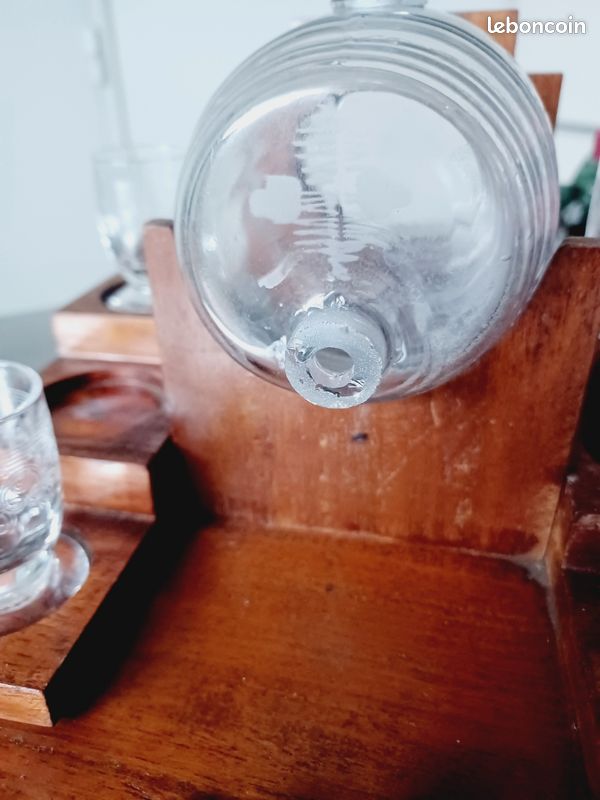Service De 6 Verres à Digestif Anciens – Motif Floral – État Correct