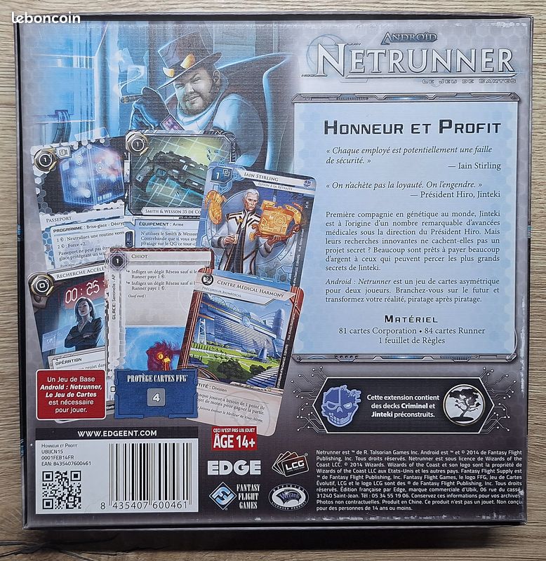 Android Netrunner - 2x Core + 4 Deluxes + 16 Packs + promos - Jeux & Jouets