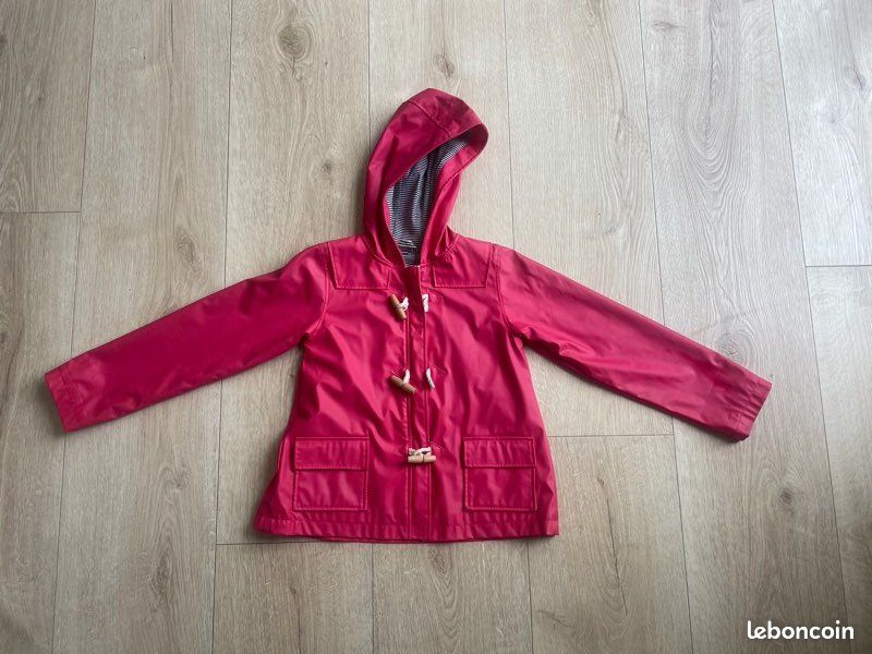 Coupe-vent Fille Petit Bateau – Imprimé Fleuri, Imperméable, Style Français Depuis 1893