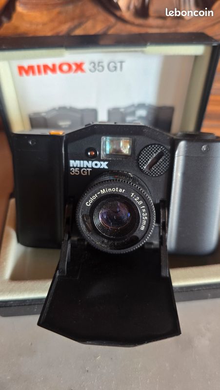 MINOX B #974995 Appareil Photo Miniature Avec Boîte D'origine - état Proche Neuf