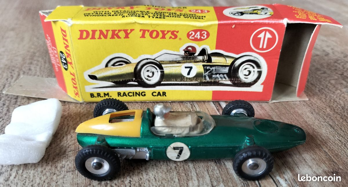 DINKY TOYS originale : n° 243 B.R.M. AUTO de COURSE avec sa BOITE (EN ...