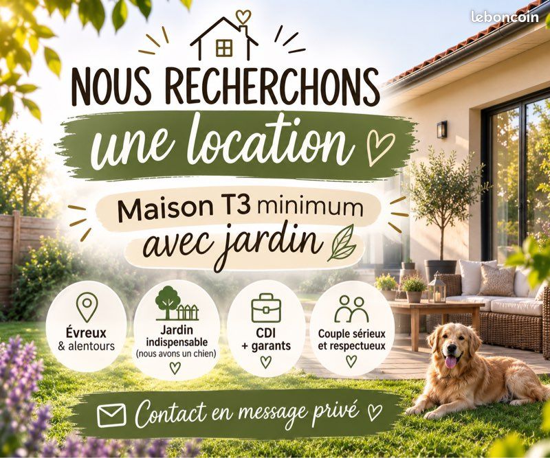 Maison 3 pièces 60 m² · à Évreux · 60 m² · 800 €/mois