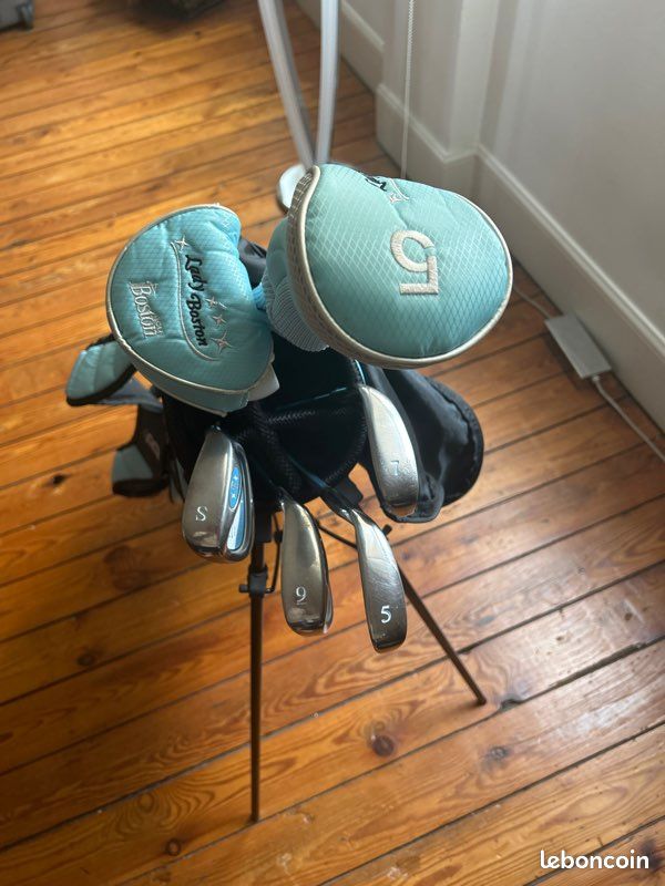 Kit golf Boston femme - enfant débutante 1/2serie droitière +sac (image 3)