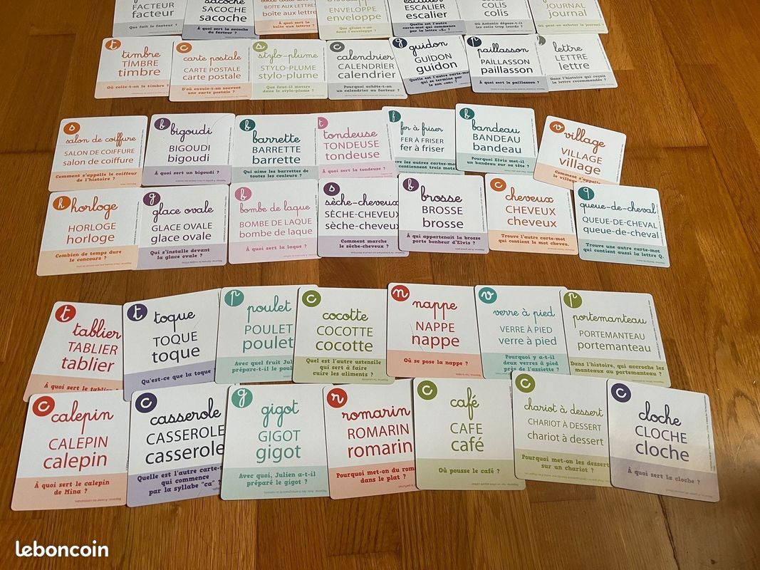 1 lot de 42 cartes-mots pour développer le vocabulaire, relatif à 3 thèmes (image 16)
