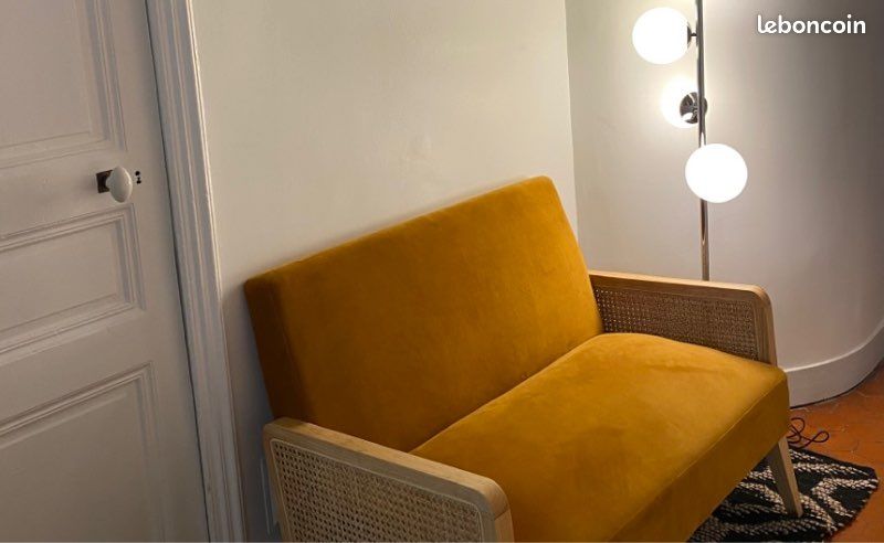 Fauteuil 2 places cannage (image 3)