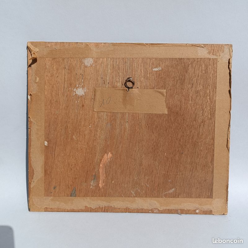 Tableau peinture à l'huile paysage maison (image 7)