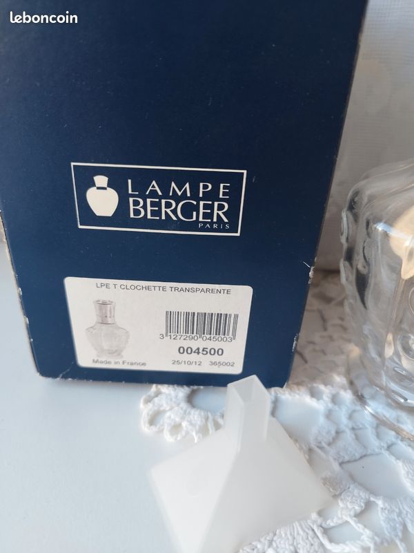 Lampe Berger Modèle Clochette En Verre Violet - Lampe à Huile Diffuseur - Fabrication Française - NEUVE Sous Emballage