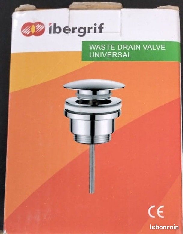 Valve de vidange universelle Ibergrif – Neuve (image 1)