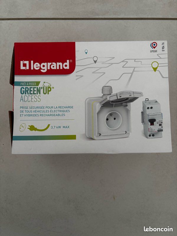 Prise Legrand Green Up Pour Véhicules électriques Et Hybrides Rechargeables - Neuf