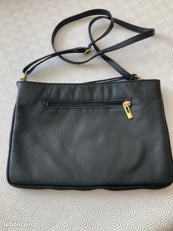 Sac à main cuir et fourrure (image 2)