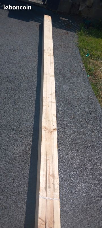 62 tasseaux sapin 45x45x4000 neuf (image 1)