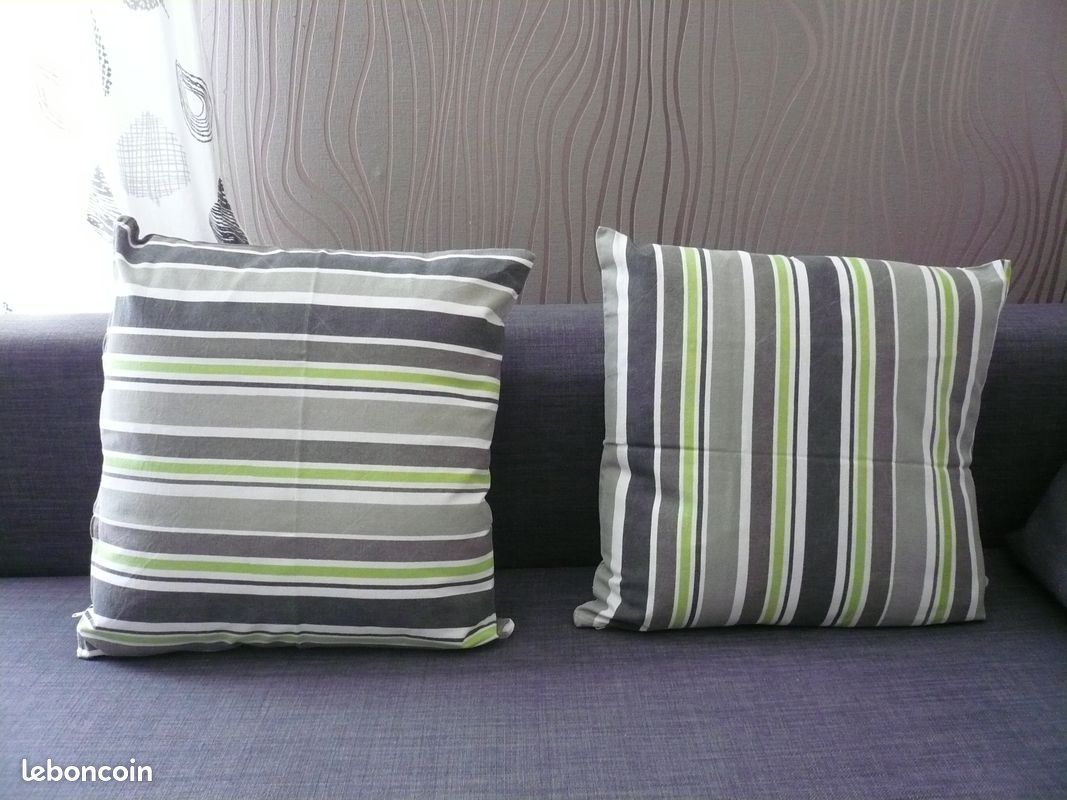 2 coussins + 4 housses interchangeables (image 1)