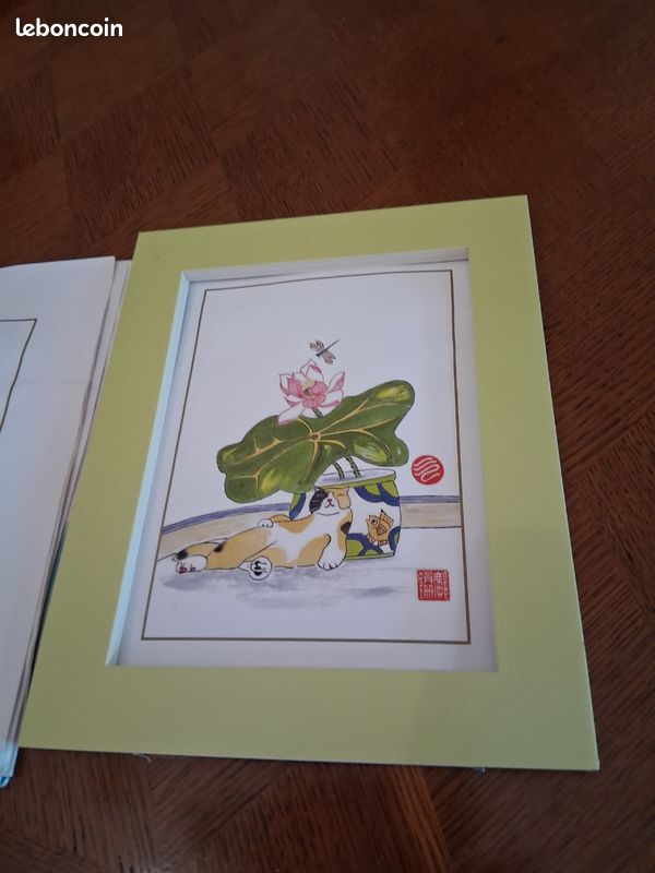 10 aquarelles prêtes à encadrer + 10 Marie-Louise (image 9)