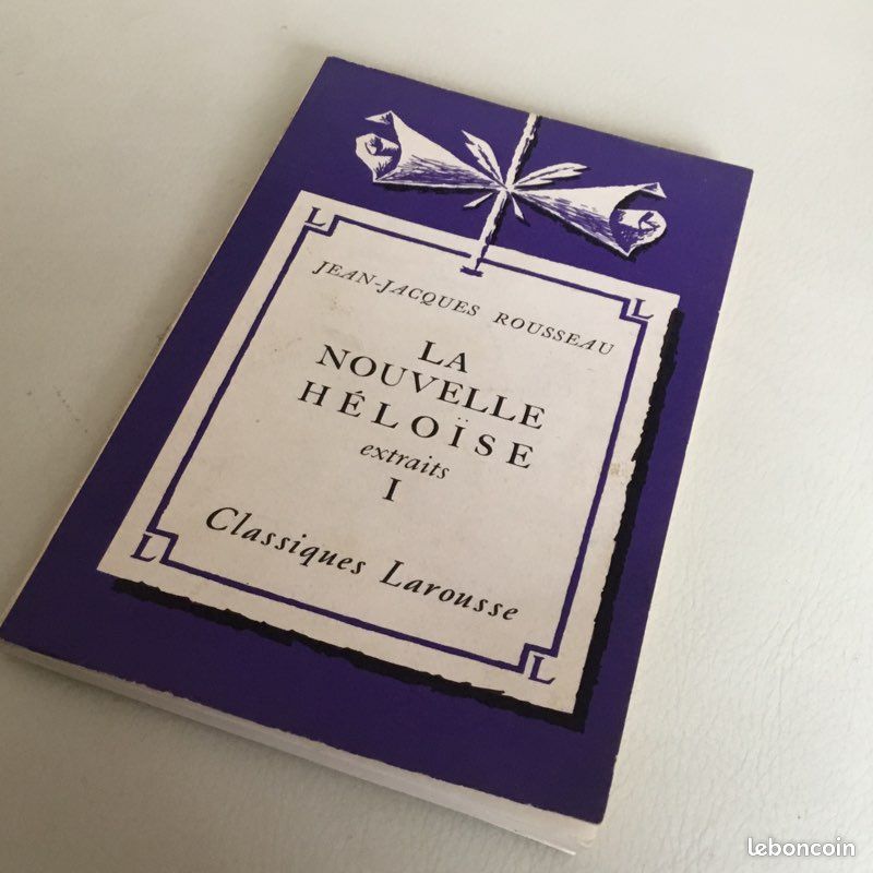 « La NOUVELLE HELOISE » Extraits 1 .Classiques LAROUSSE (image 3)