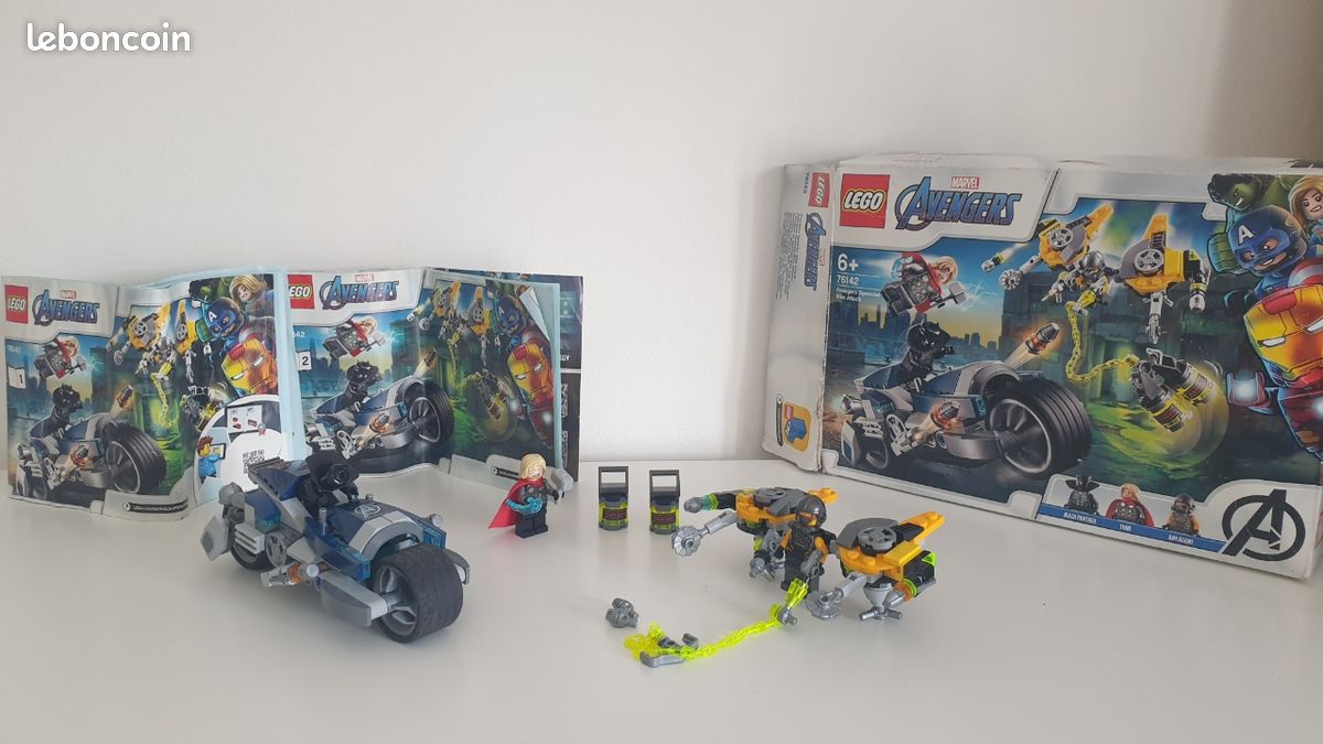 HOT Lego Avengers 76142 Lego Set Lego Avengers 76142 Black