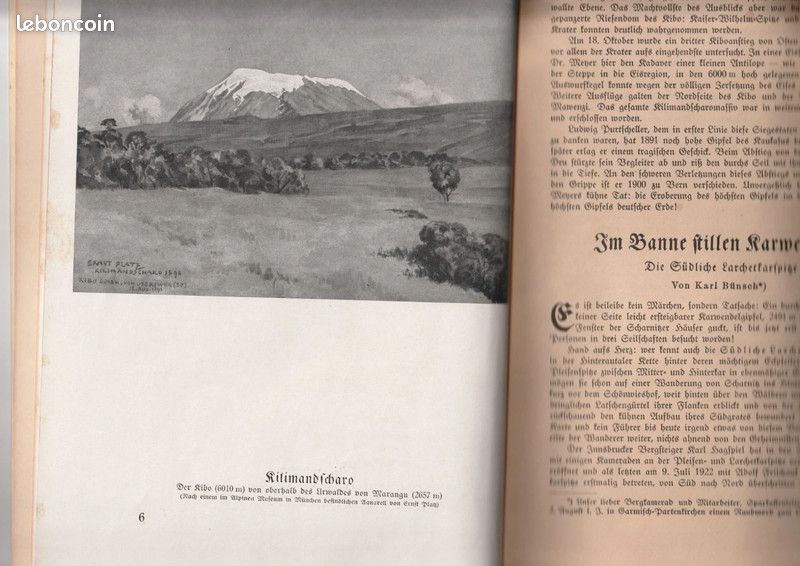 Lot de 4 livres Der Berg-Steiger. 1939 (image 4)