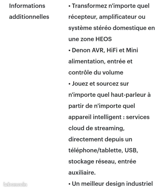Amplificateur denon heros link 2 (image 6)