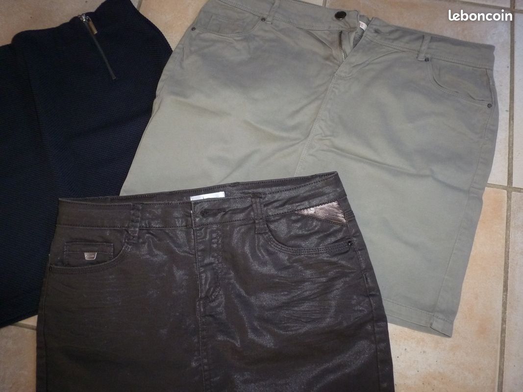 Jupe Cache Cache et Camaieu Taille 40 (image 3)