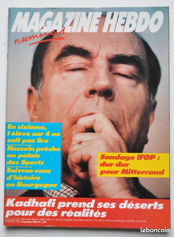 Ancien magazine « MAGAZINE HEBDO » - N°1 (image 1)