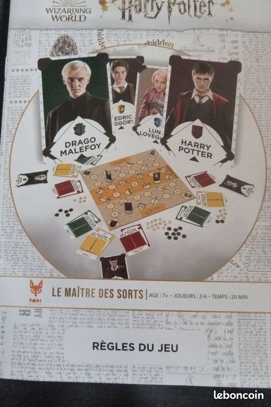 Jeu de société Harry Potter : Le Maître des Sorts de la marque Topi Games, un jeu familial inspiré de l'univers magique de Poudlard (image 3)