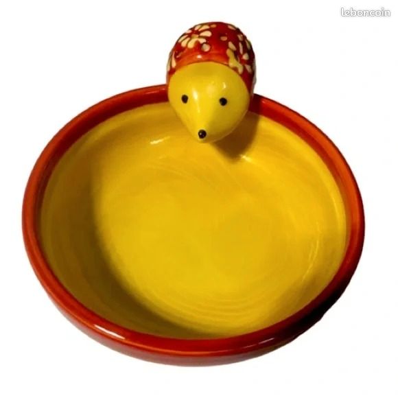 Lime Bowl Hérisson Salière 5,5" Doré Jaune Orange (image 1)
