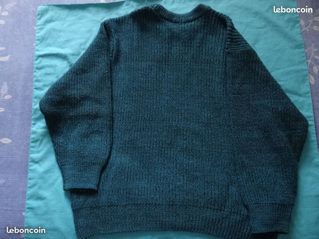 Pull col rond vert (image 3)