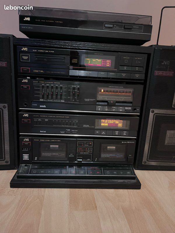 Chaîne Hi-Fi Vintage JVC E33 complète 5 éléments + enceintes - 1987 (image 3)
