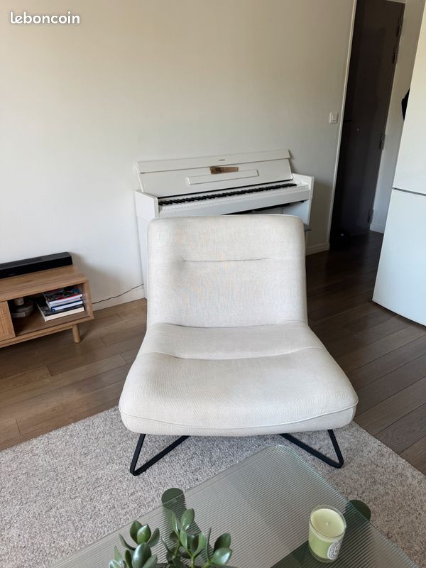 Fauteuil tissu pur lin, Helma Ampm (image 6)