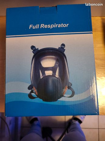 Masque Respiratoire Intégral Réutilisable - Protection Gaz Et Poussières | Soudure, Ponçage, Spray