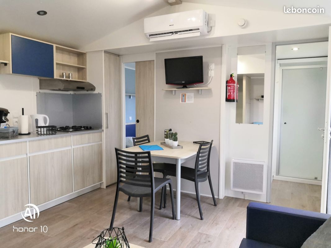 Mobil-home climatisé 6 pers. à 300m de la plage - Camping 4 étoiles La Falaise - Narbonne-Plage (image 5)
