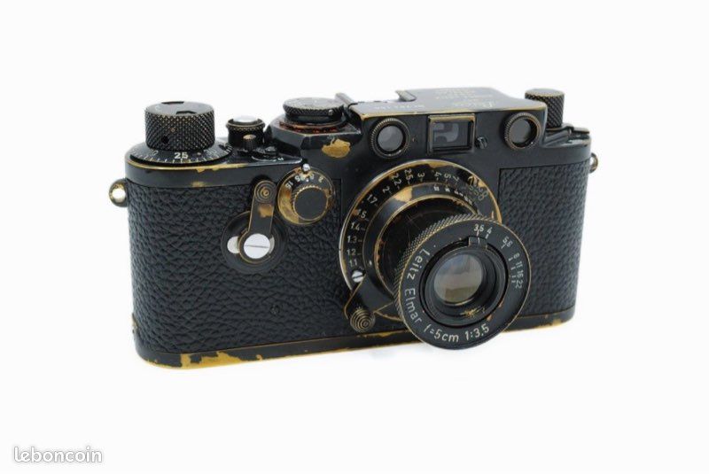 Appareil photo Leica IA noir #33068 Objectif Elmar f/3.5