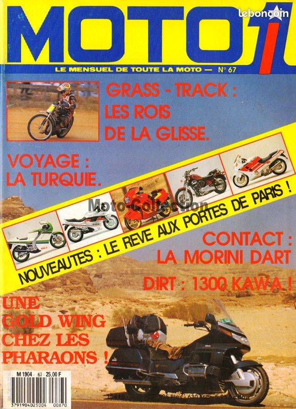 MOTO 1 67 KAWASAKI Z1300 King VELOCETTE LE 200 BULTACO Lobito MORINI 350 DART APRILIA Tuareg 600 (image 1)