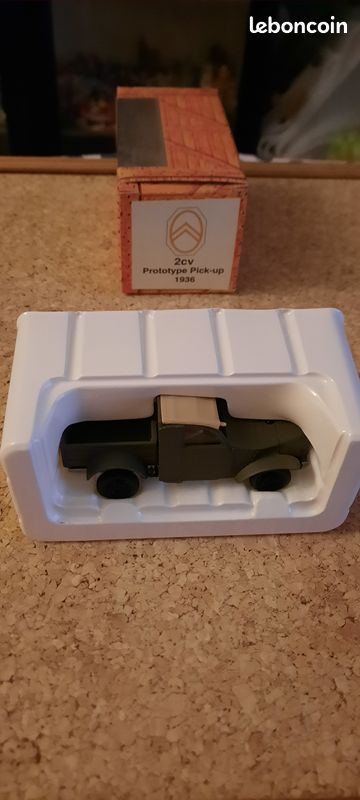 Voiture 🚗 Miniature CITROËN 2CV PROTOTYPE PICK-UP 1936 NOREV HACHETTE 1/43ème (image 5)