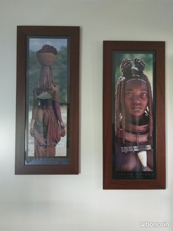 Lot de 2 grands cadres photos (image 1)