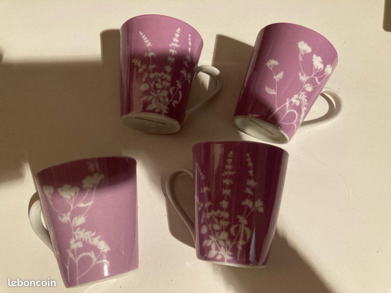 Lot de 4 tasses café (image 1)
