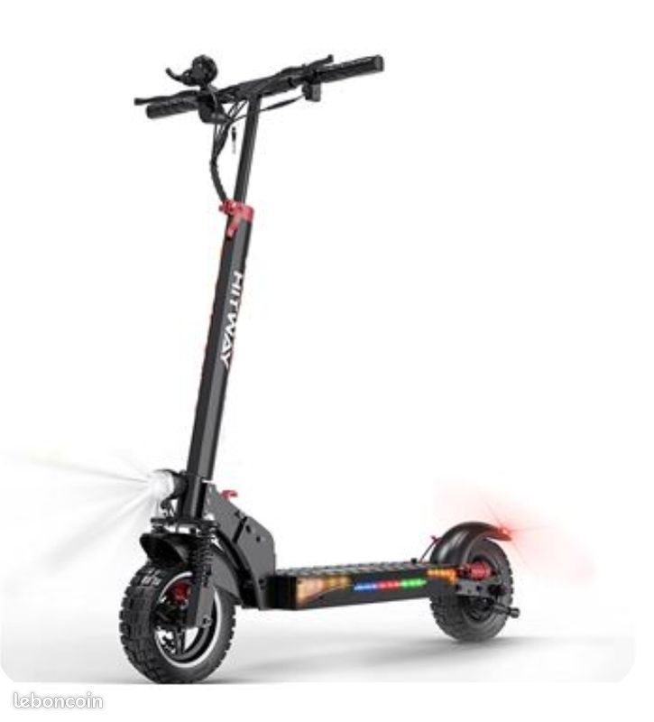 Trottinette électrique pliable Hitway 10" - Moteur 800W / Batterie 13Ah (image 1)