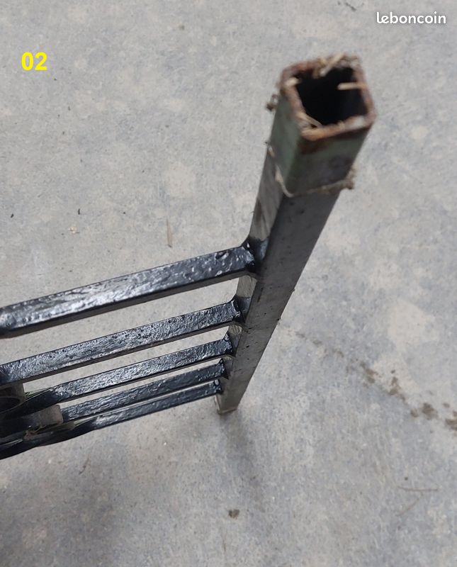 3 Grilles de fenêtre en fer pose en Tableau par scellement (h53, L66) (image 10)
