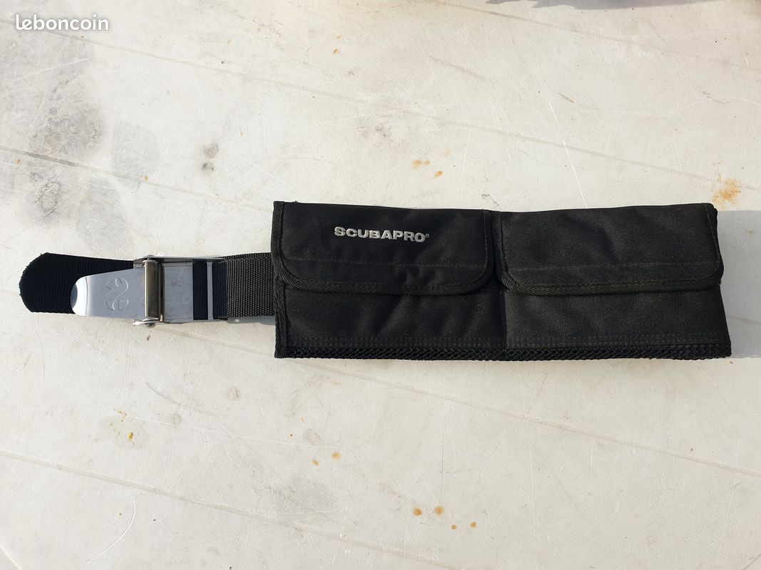 Ceinture à poches SCUBAPRO boucle inox neuve (image 1)